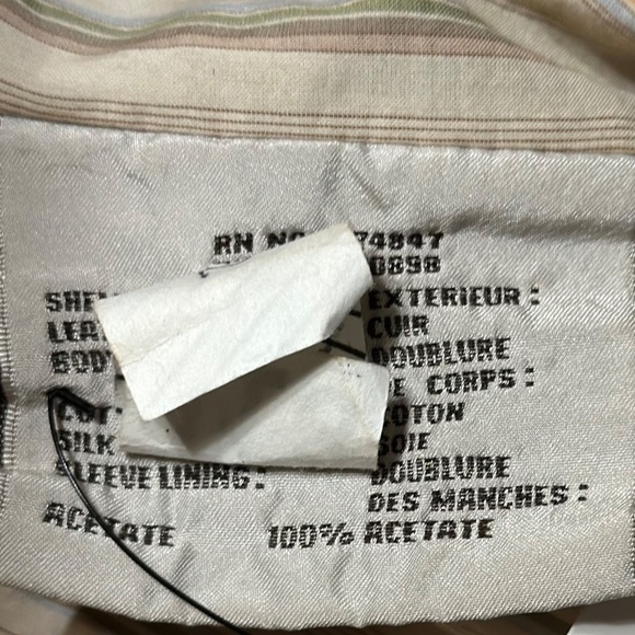 VTG Andrew Marc Genuine Leather Jacket/Blazer  Size XS - Picture 9 of 14